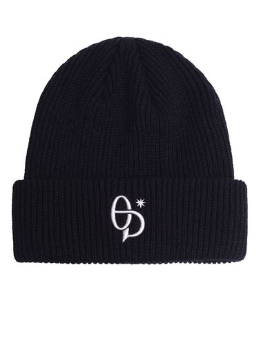 Signature Symbol Ribbed Beanie _ - EP.DEVELOP - Modalova