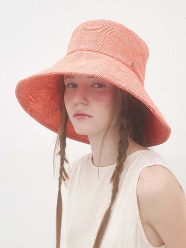 Kelly Wide Bucket Hat_Poppy Red - Brown Hat - Modalova