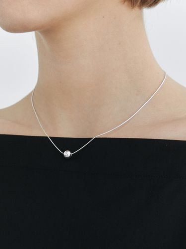 Silver] Simple Ball Necklace - Ihr - Modalova