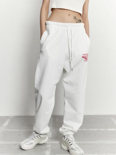 Raspberry Jogger Pants 001 (White) - MUDIDI - Modalova