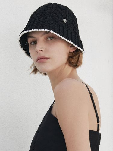 Paper Crochet Bucket Hat (3Colors) - Ihr - Modalova