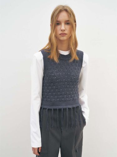 Gypsy Knit Sleeveless_Charcoal - MAISONMARAIS - Modalova