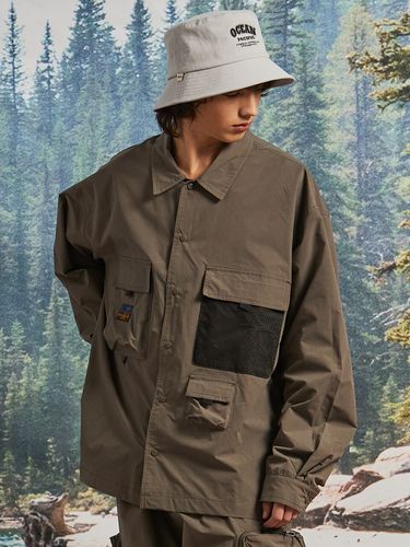 Land Utility Shirt [Khaki] - Ocean Pacific - Modalova