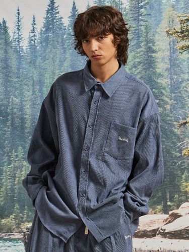 Land Corduroy Shirt [Blue] - Ocean Pacific - Modalova