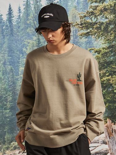 Enjoy The Ride Sweatshirt [Khaki] - Ocean Pacific - Modalova