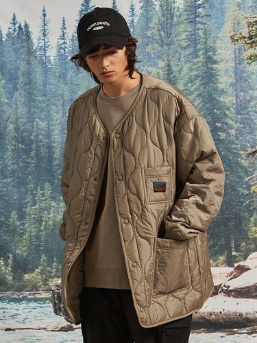 Land Quilted Cardigan [Brown] - Ocean Pacific - Modalova