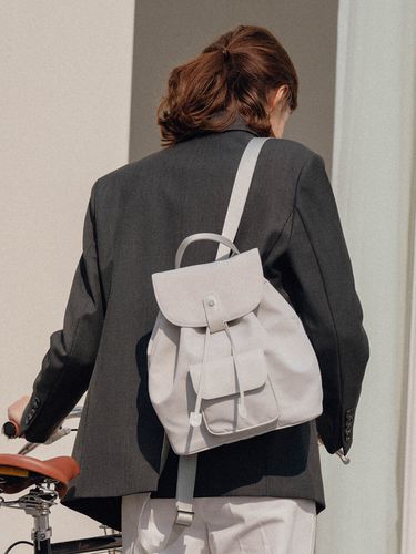 Assezde Backpack_Warm Grey - mucu and ebony - Modalova