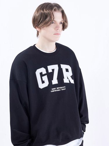 G7R Arched Oversized Fit Sweatshirt [4colors] - GHOST REPUBLIC - Modalova