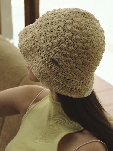 Neev Crochet Bucket Hat - Marchen - Modalova