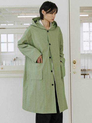 Unisex Hooded Coat (Light Khaki) - malen - Modalova