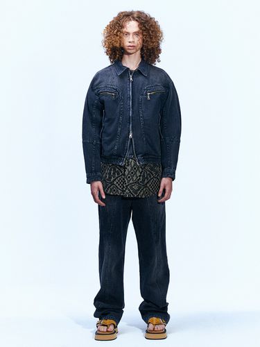 Pointe Denim Blouson Jacket (Black) - ADSB ANDERSSON BELL for MEN - Modalova