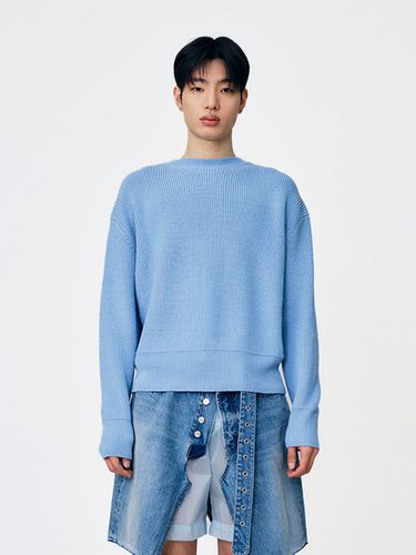 Wool Roundneck Knit Sky Blue - Lagrange - Modalova