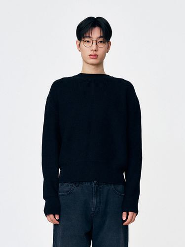 Wool Roundneck Knit Black - Lagrange - Modalova