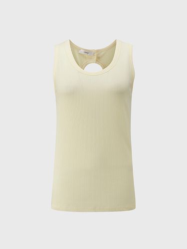 Back Cut-out Sleeveless Top _Light Yellow - L’H.A.S - Modalova