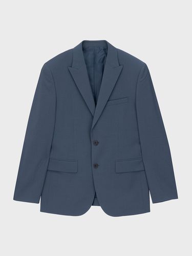 Wool Blend Solid Suit Jacket _TB MWBJ0198 - MIND BRIDGE women - Modalova