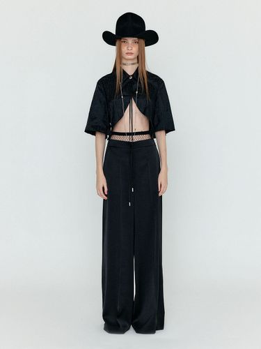 Wenez Wide Pants_Black - EENK - Modalova