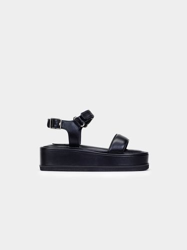 Raesol Platform Sandal_Black - SCOMBER - Modalova