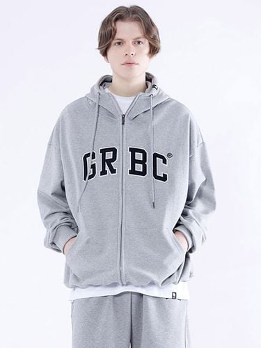 GRBC Big Patch Oversized Hoodie Zip-up_4color - GHOST REPUBLIC - Modalova