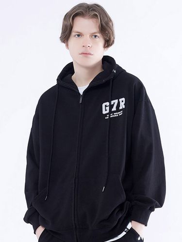 GRBC Arched Oversized Hoodie Zip-up_4color - GHOST REPUBLIC - Modalova