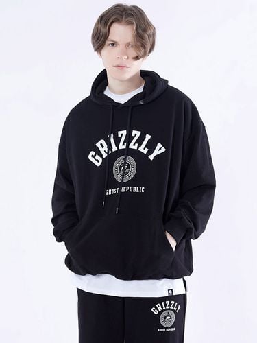 Grizzly Club Overfit Hoodie [4colors] - GHOST REPUBLIC - Modalova