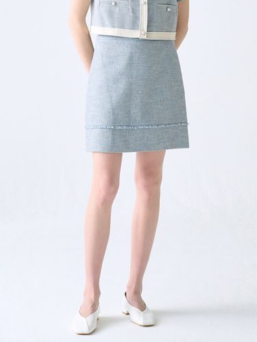 Summer Tweed Mini Skirt - FRONTROW - Modalova