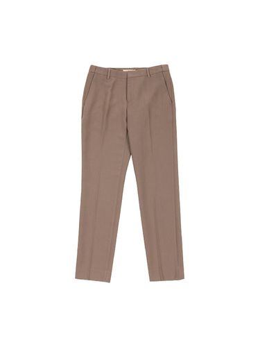 Banding Slim Slacks_Dark Beige - ADHOC - Modalova