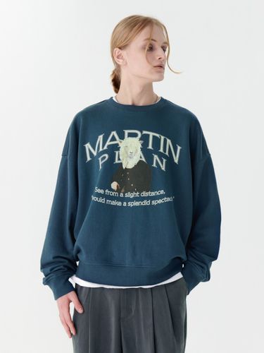 Martin Lambly Sweatshirt _ Blue - MARTINPLAN - Modalova