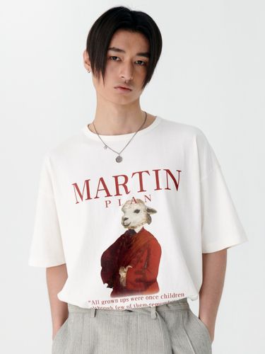 Red Lamb Martin Short-Sleeve T-Shirt _ - MARTINPLAN - Modalova