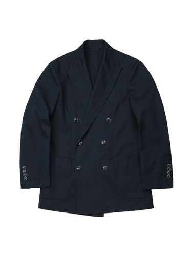 Washed Cotton Double Breasted Jacket () - SORTIE - Modalova