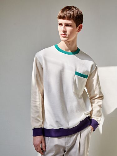 Four Colorblock Preppy Sweatshirt - CUSTOM US - Modalova