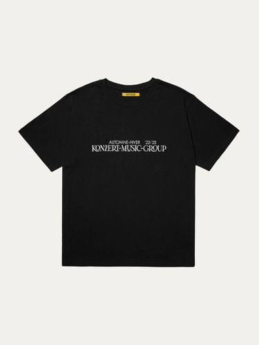 Konzert Logo Print T-Shirt - Black - KONZERT - Modalova