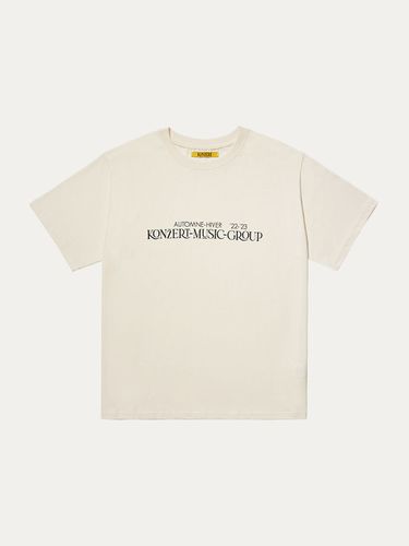 Logo Print T-Shirt - Off White - KONZERT - Modalova