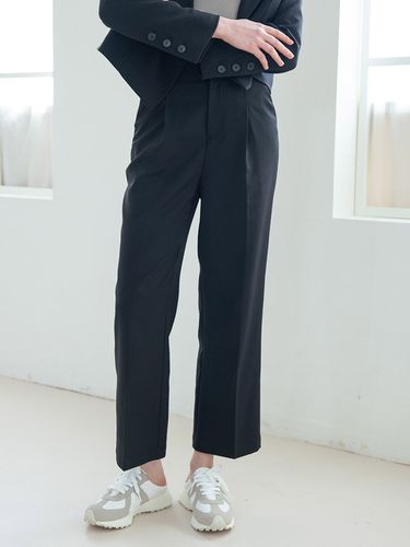 WED_Hidden Button Wide Slacks_Black - We’Dee - Modalova