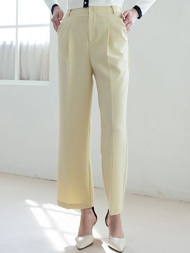 WED_Hidden Button Wide Slacks_Yellow - We’Dee - Modalova