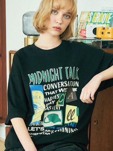 Midnight Talk T-shirt [Black] - CPGN - Modalova