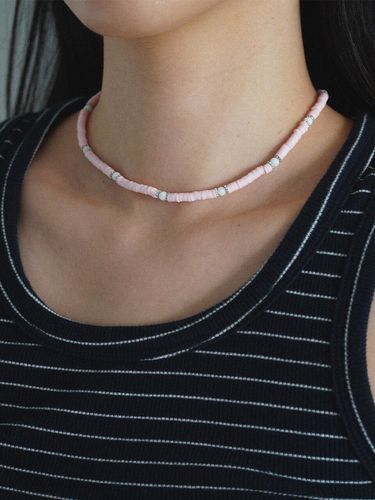 Rubber Necklace_Pink - usite - Modalova