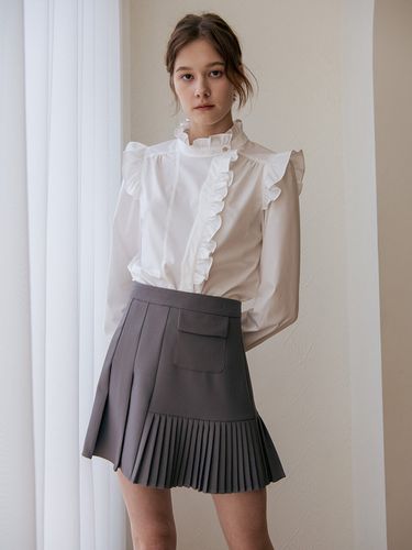 Two Pleating Pocket Skirt - We’Dee - Modalova