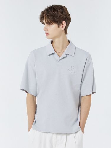 Half-Sleeve Polo T-Shirt (Grey) - CITYBREEZE - Modalova