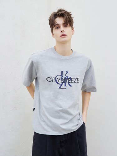 Double Logo Half-Sleeve T-Shirt () - CITYBREEZE - Modalova