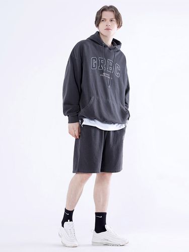 GRBC Signature Pigment Oversized Hoodie Shorts Set - GHOST REPUBLIC - Modalova