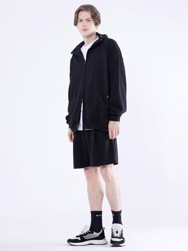 NOWHERE Authentic Oversized Zip Hoodie Shorts Set - GHOST REPUBLIC - Modalova