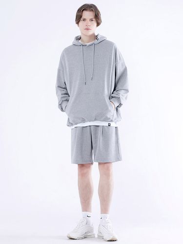 NOWHERE Authentic Oversized Hoodie Shorts Set - GHOST REPUBLIC - Modalova