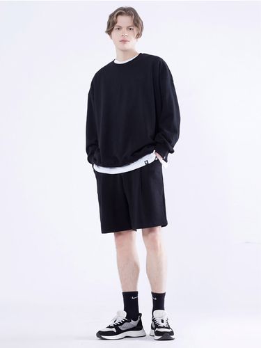 NOWHERE Authentic Oversized Sweatshirt Shorts Set - GHOST REPUBLIC - Modalova