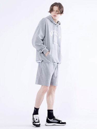 GRIZZLY Club Oversized Hoodie Shorts Set - GHOST REPUBLIC - Modalova