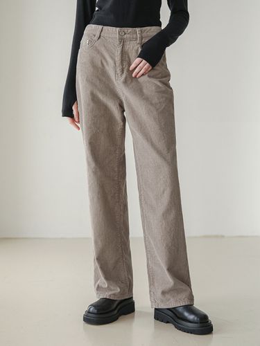 Napping] W93 Corduroy Wide Pants_Beige - WAAR - Modalova