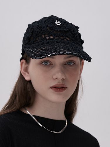 Floral Ball Cap_Black - ELLIOTI - Modalova