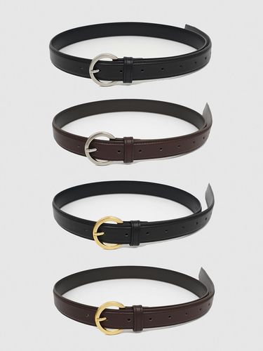 Cleven Italian Leather Belt_4 Colors - LEIE - Modalova