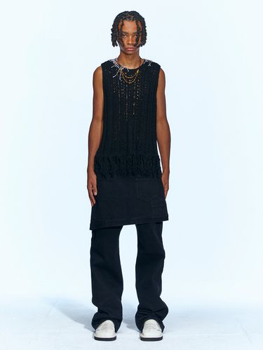 Gorden Cable Knit Vest (Black) - ADSB ANDERSSON BELL for MEN - Modalova