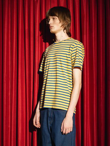 Stripe T-Shirt _ 3 Colors - Theballon MEN - Modalova