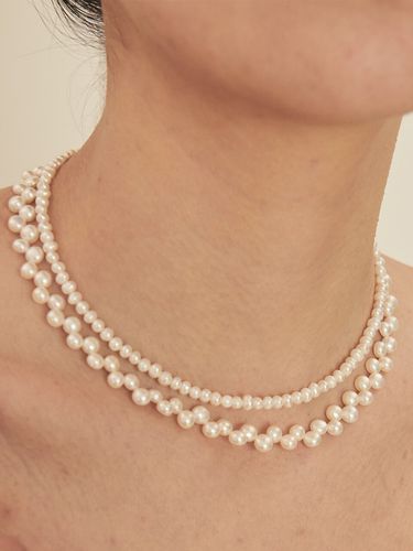 Zigzag Natural Pearl Necklace - XPIER - Modalova